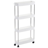 Lifestyle Traders 4 Tier 12.5cm Storage Organiser Cart