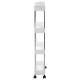 Lifestyle Traders 4 Tier 12.5cm Storage Organiser Cart