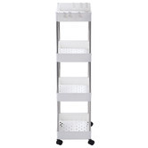 Lifestyle Traders 4 Tier 22cm Storage Organiser Cart