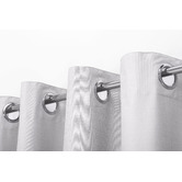 Lifestyle Traders Grey Lynden Blockout Eyelet Curtains