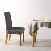 Lifestyle Traders Stretch Faux Linen Dining Chair Cover Only