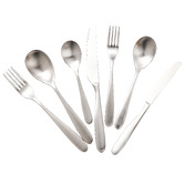 Lifestyle Traders 42 Piece Nouveau Stainless Steel Cutlery Set