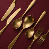 Lifestyle Traders 42 Piece Nouveau Stainless Steel Cutlery Set