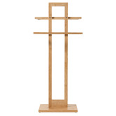 Lifestyle Traders Seth Bamboo Bathroom Towel Rack