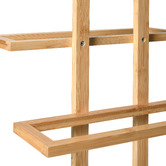 Lifestyle Traders Seth Bamboo Bathroom Towel Rack