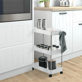 Lifestyle Traders 3 Tier 22cm Storage Organiser Cart