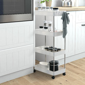 Lifestyle Traders 4 Tier 22cm Storage Organiser Cart
