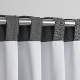 Lifestyle Traders Lynden Faux Linen Blockout Concealed Tab Top Curtains