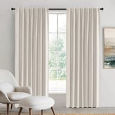 Lifestyle Traders Lynden Faux Linen Blockout Concealed Tab Top Curtains