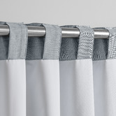 Lifestyle Traders Lynden Faux Linen Blockout Concealed Tab Top Curtains