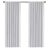 Lifestyle Traders Lynden Faux Linen Blockout Concealed Tab Top Curtains