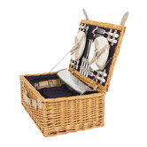 Lifestyle Traders 4 Person Ascot Wicker Picnic Basket