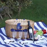 Lifestyle Traders 4 Person Adelaide Wicker Picnic Basket