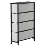 Lifestyle Traders Luna 4 Drawer Tallboy