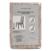 Lifestyle Traders Stretch Faux Linen Dining Chair Covers