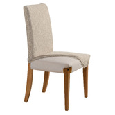 Lifestyle Traders Stretch Faux Linen Dining Chair Covers