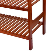 Lifestyle Traders 2 Tier Gabbie Bamboo Shoe Rack