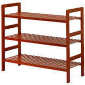 Lifestyle Traders 3 Tier Gabbie Bamboo Shoe Rack