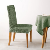 Lifestyle Traders Stretch Faux Linen Dining Chair Covers