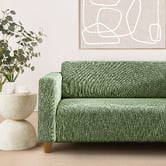 Lifestyle Traders Stretch Faux Linen Sofa Cover Only