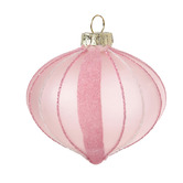 Lifestyle Traders 6 Piece Arthur Striped Christmas Bauble Set