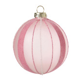 Lifestyle Traders 6 Piece Arthur Striped Christmas Bauble Set