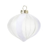Lifestyle Traders 6 Piece Arthur Striped Christmas Bauble Set