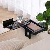 Lifestyle Traders Elaine Bamboo Sofa Armrest Tray