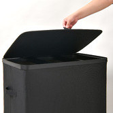 Lifestyle Traders Titus 3 Section Foldable Laundry Hamper