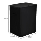 Lifestyle Traders Titus 2 Section Foldable Laundry Hamper