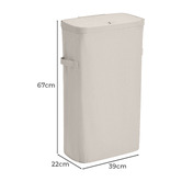 Lifestyle Traders Titus Slim Foldable Laundry Hamper
