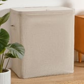 Lifestyle Traders Titus 3 Section Foldable Laundry Hamper