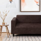 Lifestyle Traders Snowflake Premium Faux Leather Sofa Cover Only