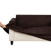 Lifestyle Traders Snowflake Premium Faux Leather Sofa Cover Only