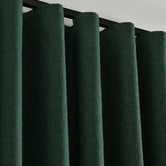 Lifestyle Traders Lyndon Forest Green Blockout S-Fold Single Panel Curtain