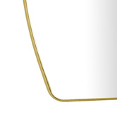 Lifestyle Traders Ira Brass Wall Mirror
