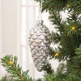 Lifestyle Traders Gold Dasher Pinecone Christmas Baubles