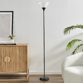 Lifestyle Traders Torch Metal Uplight Floor Lamp