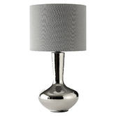 Lifestyle Traders Istanbul Silver Ceramic Table Lamp