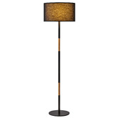 Lifestyle Traders Maddison Rubberwood Floor Lamp