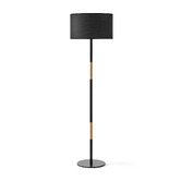 Lifestyle Traders Maddison Rubberwood Floor Lamp