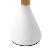 Lifestyle Traders 33cm Preston Rubberwood Table Lamp