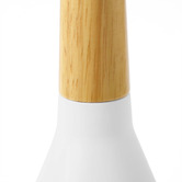 Lifestyle Traders 33cm Preston Rubberwood Table Lamp