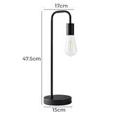 Lifestyle Traders 48cm Kara Iron Table Lamp