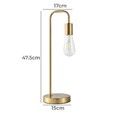 Lifestyle Traders 48cm Kara Iron Table Lamp