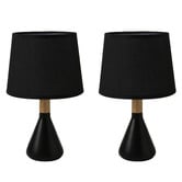 Lifestyle Traders Maddison Rubberwood Table Lamp