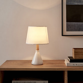Lifestyle Traders Maddison Rubberwood Table Lamp