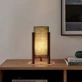 Lifestyle Traders Aliyah Rubberwood Table Lamps