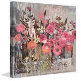 Galerie Art Co Pink Petals Wrapped Canvas Painting Print