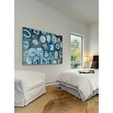 Galerie Art Co Blue Geode Bunch Canvas Wall Art